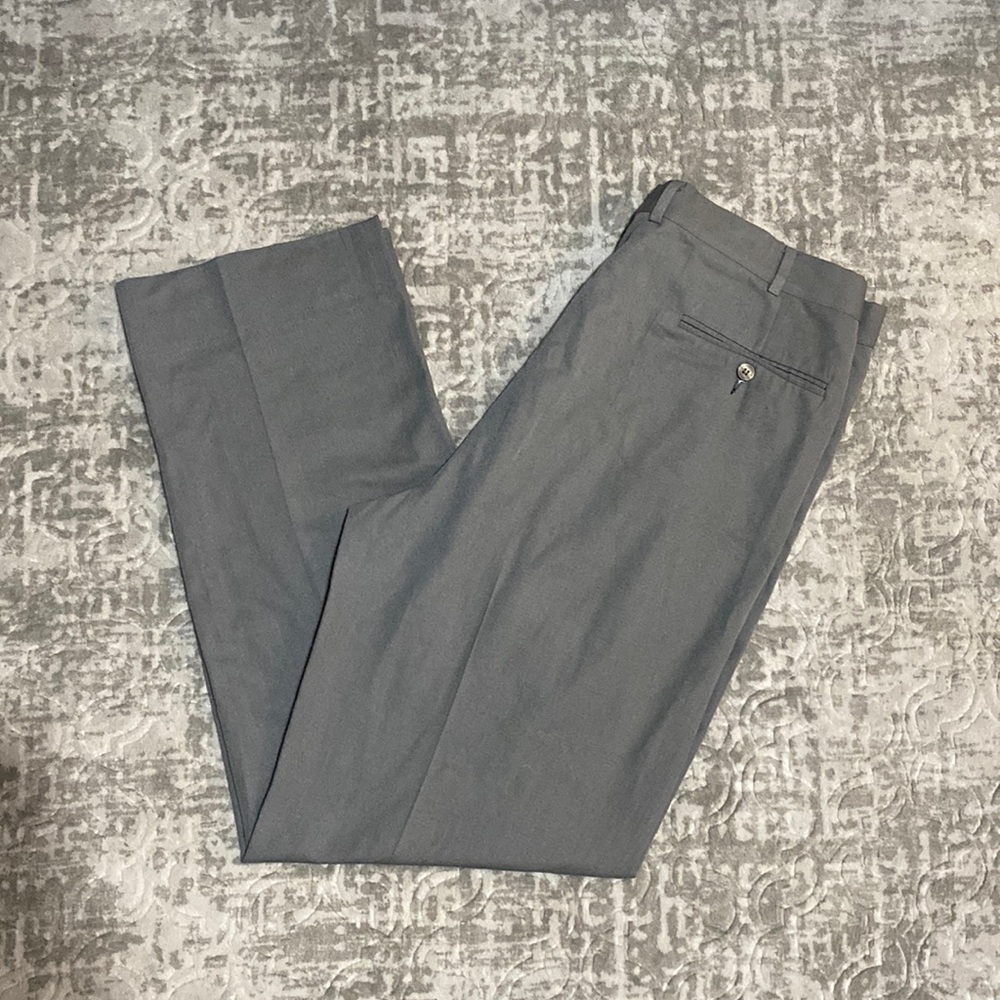 🔥4/20! Hampton Rhodes mens grey dress pants. 34X32